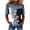 A04, variant on Womens Summer Tops Crew Neck Striped Loose Tees Cold Shoulder Denim Tops Stylish Casual Blouse