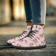 thumbnail image 3 of Psesaysky Love Bike Printed Sneakers for Valentine's Day High-Top Minimalist Barefoot Shoes for Ladies Size 6-13.5, 3 of 7