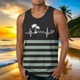 thumbnail image 2 of Birdeem Débardeur pour Hommes Nouvelle Mode Décontractée Gilet d'Été Ample Imprimé Sport Col Rond, 2 of 12
