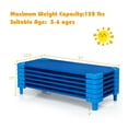 thumbnail image 4 of Giantex Kids Stackable Cot, Set of 6 Daycare Portable Toddler Rest Bed, Resting & Sleeping Cot, 4 of 8