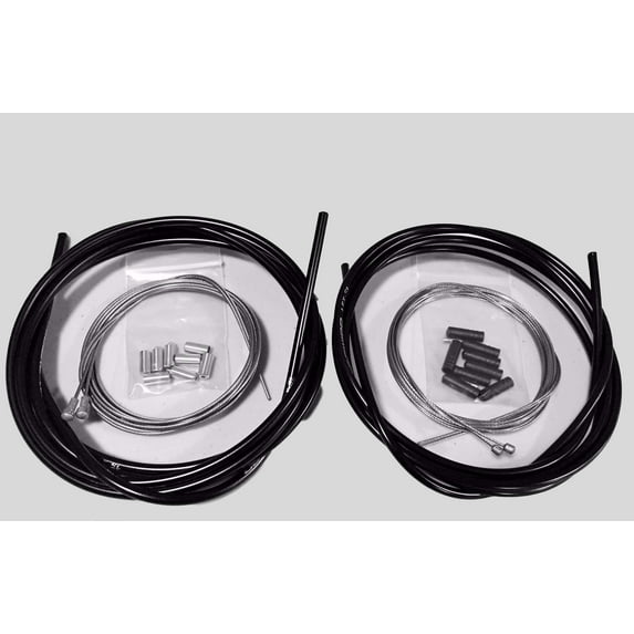 campagnolo jagwire road shop kit - complete brake & shifter cable and housing kit- black
