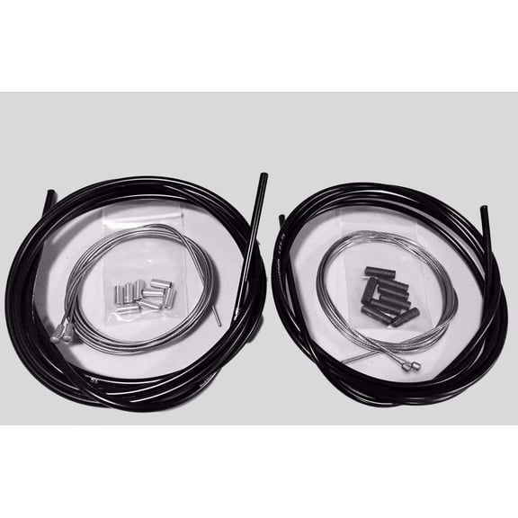 campagnolo jagwire road shop kit - complete brake & shifter cable and housing kit- black