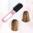 thumbnail image 6 of Unique Bargains 1 Pc Women's Portable Foldable Mirror Comb Travel for Curly Straight Dry Hair Pink, 6 of 6