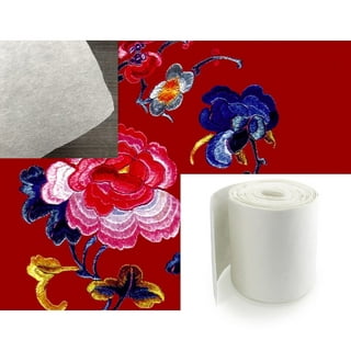 Mandala Crafts Tear Away Stabilizer for Embroidery - Machine and Hand Embroidery Stabilizers - Tearaway Stabilizer for Embroidery Precut Backing