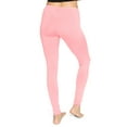 thumbnail image 3 of Stretch Is Comfort Women's Oh so Soft PS Leggings Light Pink X-Large, 3 of 6