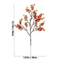 thumbnail image 3 of Fufafayo under $5 10Pcs Artificial Fake Fall Flowers, Real Touch Orange Plants Silk Flowers for Vase Home Office Wedding Indoor Outdoor Centerpiece Table Party Autumn Decorations, 3 of 6