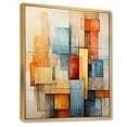 thumbnail image 2 of Designart "Fragmented Perspectives in Cubism III" Abstract Floater Framed Wall Art Print, 2 of 7