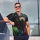 thumbnail image 4 of Fotbe Vintage Wolf Warrior Camiseta Polo de Golf para Hombre con Estampado – Camisa Deportiva Transpirable con Cuello Abotonado-Medium, 4 of 6