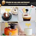 thumbnail image 3 of 10 adornos acrílicos para tarta de graduación, dorados, grandes, para felicitaciones., 3 of 5