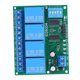 thumbnail image 5 of TICFOX Samfox Módulo de relé de 4 canales, controlador de placa de control, CC 12 V, accesorio para electrónica, 5 of 14