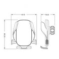 thumbnail image 4 of Soporte para teléfono de coche con base manos libres, fácil de usar, con sujeción por gravedad y rotación de 360 ​​grados. Negro, 4 of 8