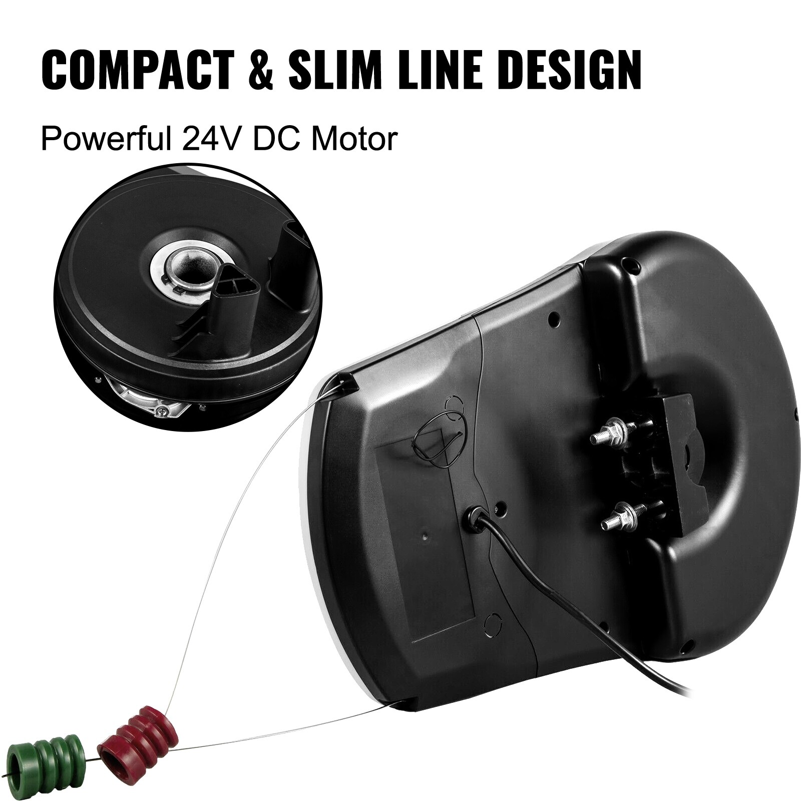 VEVOR Automatic Garage Roller Door Opener 100W Motor 800N Lift Force 2 Remotes