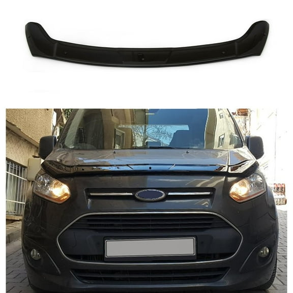 BMY Hood Deflector / Front Bug Shield Compatible for Ford Transit Connect 2014-2018 Hood Guard Bonnet Protector
