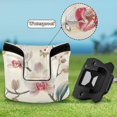 thumbnail image 6 of Haosy Orchid Flower and Butterfly Golf Mallet Putter Cover Strong Magnetic Leather Golf Club Headcover Closure, 6 of 7