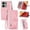 Pink, variant on ETFAST Wallet Multi Card Slot Flip Zipper Leather Case For Redmi Note 13 Pro Plus Note12 Note 12 Pro Plus 12R 12S Note 11 Pro Plus 11R Note 10 Pro 10S Leather Phone case
