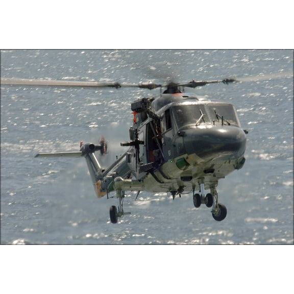 24"x36" Gallery Poster, A Royal Netherlands Navy Lynx helicopter