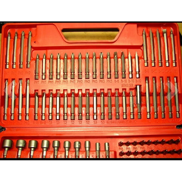 Craftsman Ultimate Screwdriver Bit Set 208 pcs Power Tools Box Case
