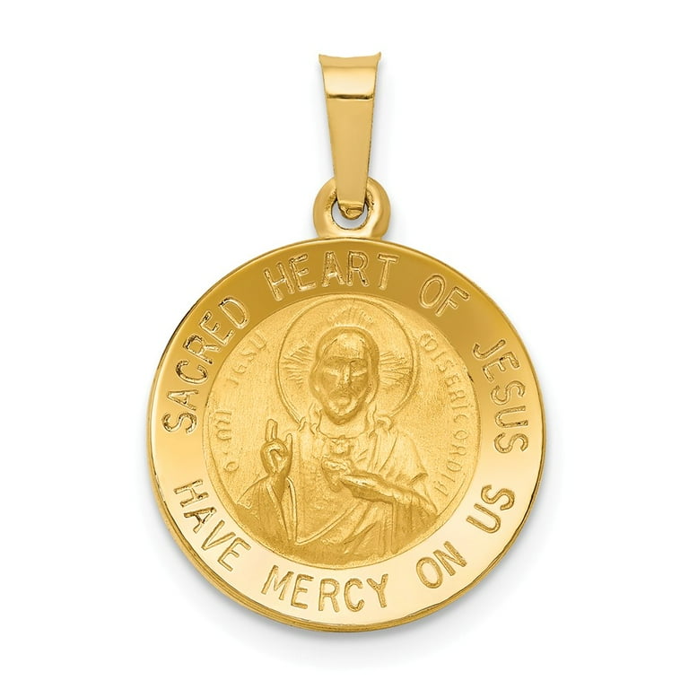 14k Yellow Gold Sacred Heart 18 14k Yellow Gold Sacred Heart 18