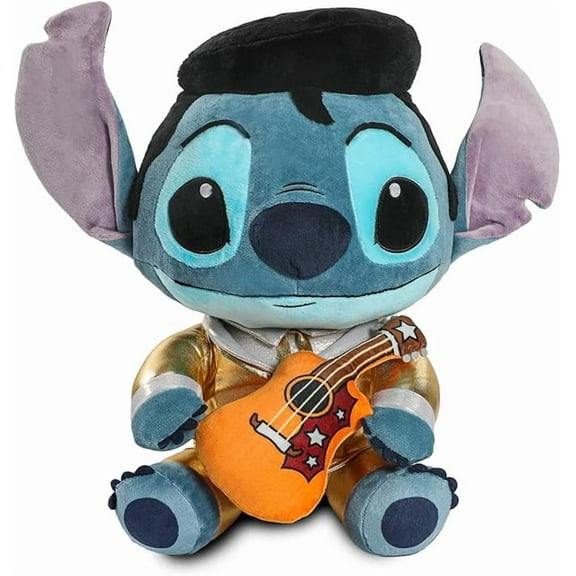 Plush - Kidrobot HugMe - Elvis Gold Suit Stitch with Shake Action