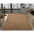 thumbnail image 5 of Sweet Home Stores Cozy Solid Contemporary Living and Bedroom Soft Shag Area Rug, 6'7" x 9'3", Beige, 5 of 8