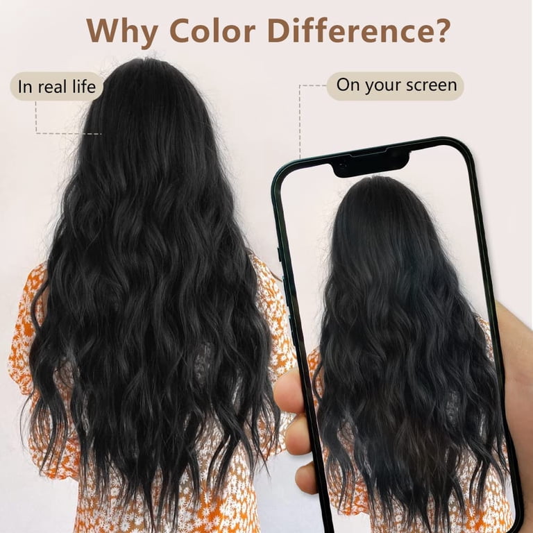 U_star Clip in Long Wavy Synthetic Hair Extension, 24 Inch  display picture 3