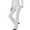 White, variant on XFLWAM Women's Stretch Dress Pants Casual Work Slacks Business Pants with Pockets Flared Straight Leg Bootcut Trousers for Office Black S