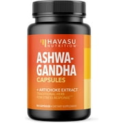 Havasu Ashwagandha Capsules Extra Strength 1000mg | Anxiety, Stress & Mood Support, 90ct