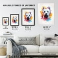 thumbnail image 3 of West Highland Terrier Lovers Gift Watercolour Pet Portrait Painting Artwork Unframed Wall Art Print Poster Home Decor Premium, 3 of 5