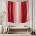 thumbnail image 5 of Red Vertical Striped Large Tapestry for Bedroom Wall Hanging Tapestry,Farmhouse Minimalist Abstract Lines Ceiling Backdrop Tapestries Poster Blanket Wall Decor for Teens Room Living Room 100" x 59", 5 of 8