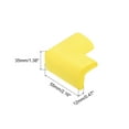 thumbnail image 2 of Unique Bargains Corner Guards Edge Protectors 12Pack Foam Safety Bumper L Shape 55mm, Yellow, 2 of 5