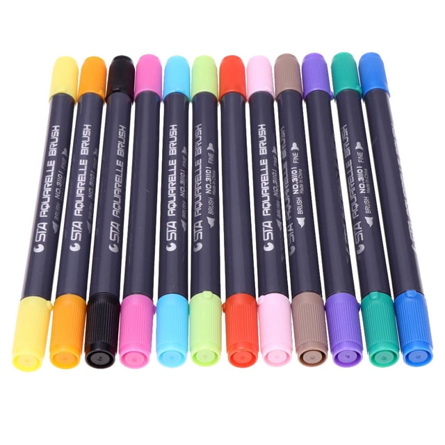 12 Colores de 0,8 M Punta Fina Zulema Marker Pen