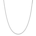 thumbnail image 1 of 10K White Gold 1.1mm Box Chain, 1 of 5