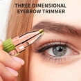 thumbnail image 4 of FSTDelivery Women's Electric Eyebrow Hair Remover, LED Light, Stainless Steel Blade, Rechargeable, Anti-Allergenic, Multi-Functional, Clean Skin, No Pullin, for Instant and Painless Hair Removal, 4 of 9
