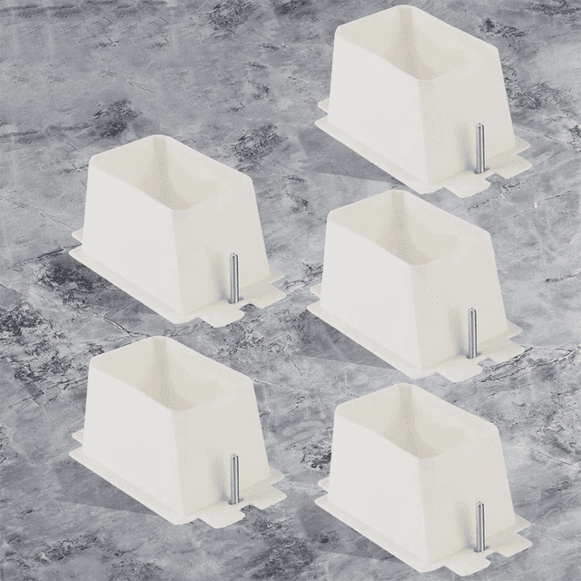 10PCS -2 Electrical Outlet Box Extenders with 20PCS Screws, 1-Gang Box Extender Single Gang Box Extender
