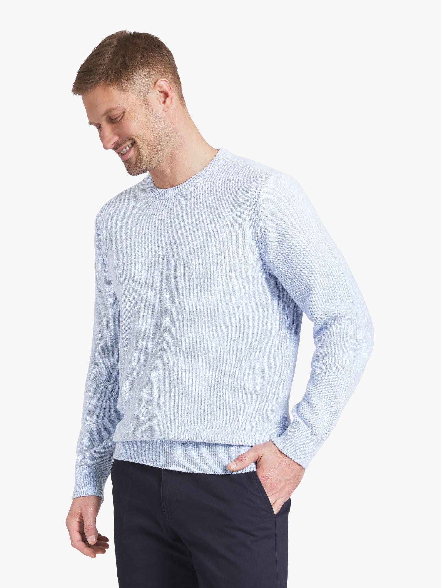 Chaps Men's & Big Men's Long Sleeve Crewneck Sweater, Sizes S-3XL