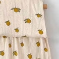 thumbnail image 6 of CAICJ98 Girls Toddler Baby Summer Clothes 3 6 12 18 Months 2T 3T 4T 5T Girls Outfits Sleeveless Tank Top and Shorts Set (Yellow,6-7 Years), 6 of 7