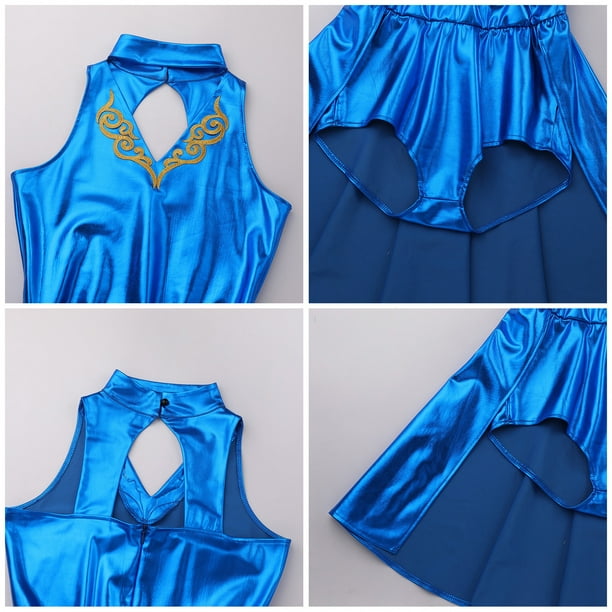 IBTOM CASTLE Women Trapeze Artist Fancy Dress Circus Costume Metallic  Jumpsuit Leotard Gymnastic Stage Performace Dancewear XL Royal Blue -  Walmart Business Supplies