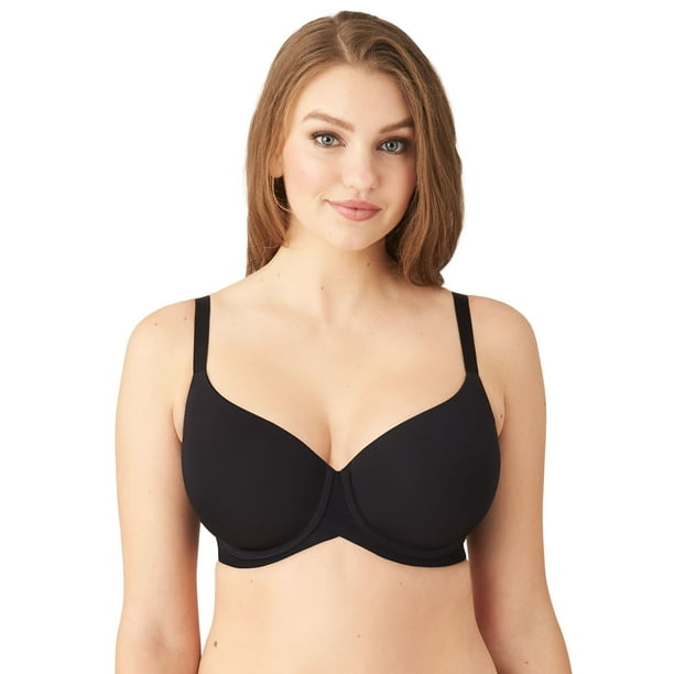 Wacoal Women's Ultimate Side Smoother Contour Bra, Black, 32DDD 