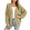 Brown, variant on Mid Length Cardigan for Women Relaxed Open Front Button Down Cardigan Stylish V Neck Lantern Long Sleeve Plain Outwear Comfortable Breathable Knit Casual Sweater Coat with Ribbed Cuffs XL