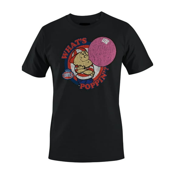 Officially Licensed What's Poppin' Vintage Bubble Gum Cartoon Men's T-shirt
