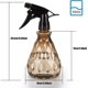 thumbnail image 2 of 2 piezas de botellas rociadoras de 500 ml rellenables vacías, botellas de agua de plástico vacías, botella rociadora, botella rociadora para plantas de jardín, limpieza, 2 of 5