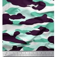 thumbnail image 1 of Soimoi Poly Georgette Fabric Two Tone With White Camouflage Printed Fabric 1 Yard 52 Inch Wide, 1 of 1