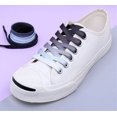 thumbnail image 2 of Cordones para zapatos degradados (negro) - Cordones planos y anchos para adolescentes - Decoración informal para zapatos para caminar, 2 of 5
