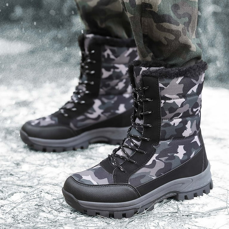 Camouflage snow boots sale