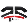 thumbnail image 1 of <p>Bumper Chin Spoiler, 6PCS Reduce Wind Resistance Carbon Fiber Pattern Front Bumper Lip Spoiler Set  For Cars</p>, 1 of 7