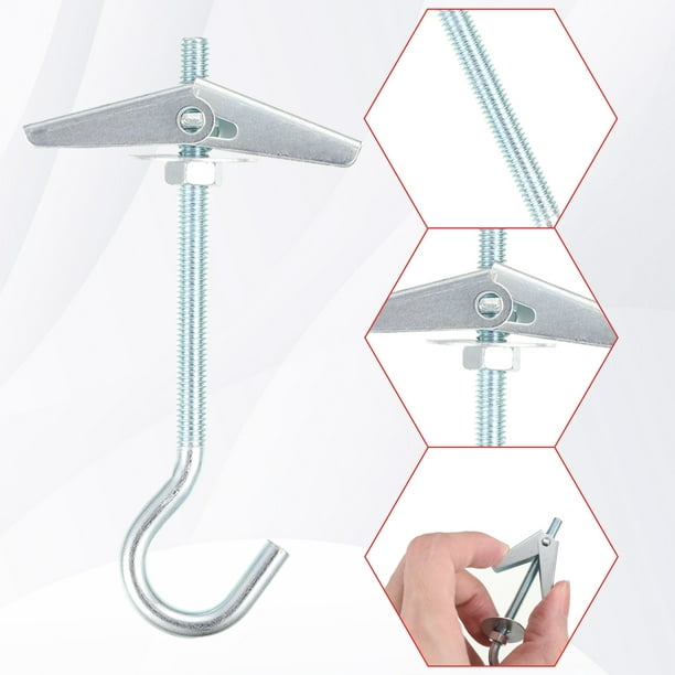 relayinert 10pieces Secure And Convenient Hanging Solution With Hook Dowels  And Ceiling Hooks High Load 