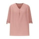 thumbnail image 4 of mfyjkho Tops Para Salir Para Mujer, Conjunto De Pantalón De Cinco Piezas Con Cuello Redondo Y Abertura En Color Liso Y Lino Para Mujer Tops Para Hacer Ejercicio Para Mujer L, 4 of 6