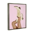 thumbnail image 3 of Stupell Pink Country Cowgirl Boots Beauty & Fashion Painting Gray Floater Framed Art Print Wall Art, 3 of 9