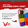 thumbnail image 2 of MAT Tape Vinyl Marking Tape Dark Blue 1.5 in. x 36 yd. Safety Floor Marking, 2 of 7