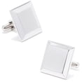 thumbnail image 2 of Stainless Steel Beveled Edge Engravable Square Cufflinks, 2 of 2